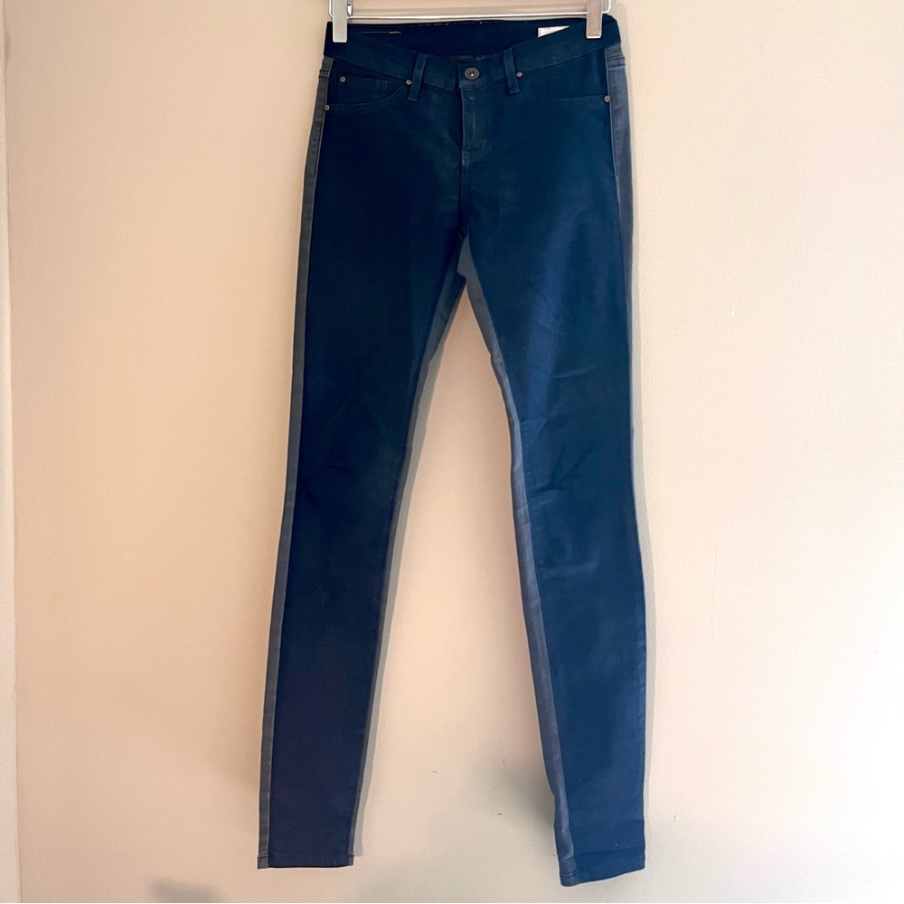 Angry Rabbit Contrast Skinny Jeans